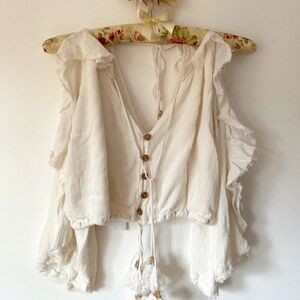 Free People Love you Madly crop top